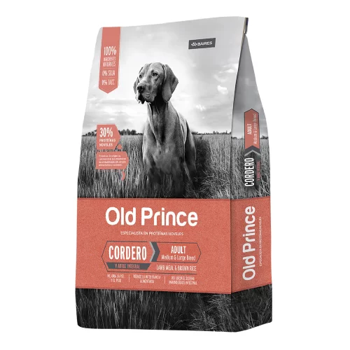 Old Prince Perro Adulto Mediano y Grande Cordero y Arroz
